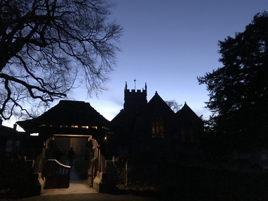 A winters evening practice