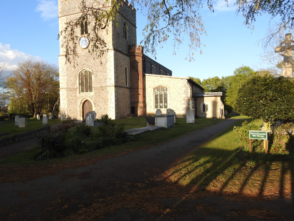 Great St Mary's with shadows