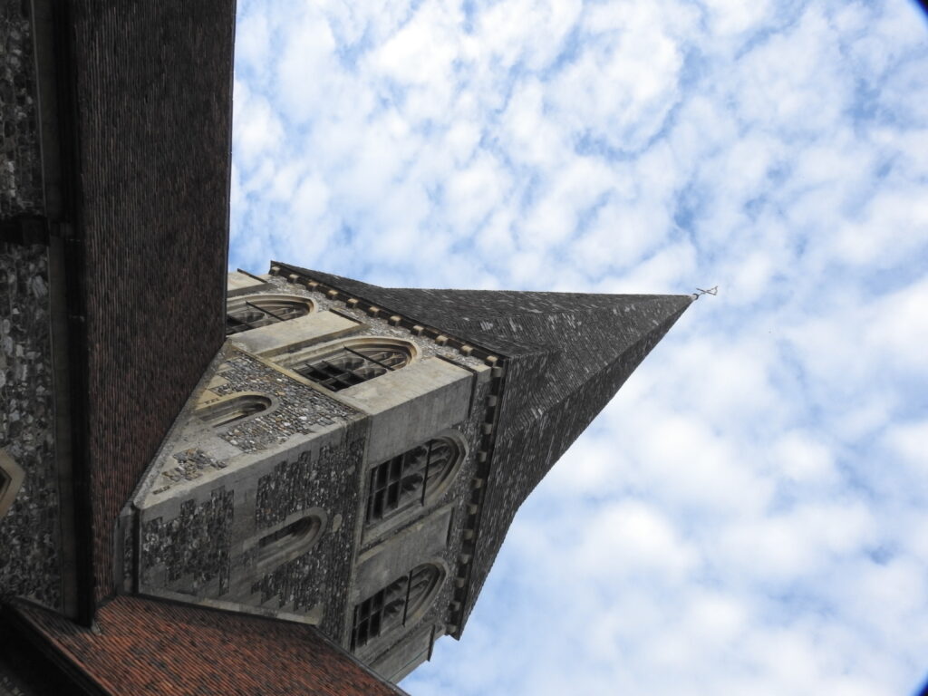 Tower in the clouds