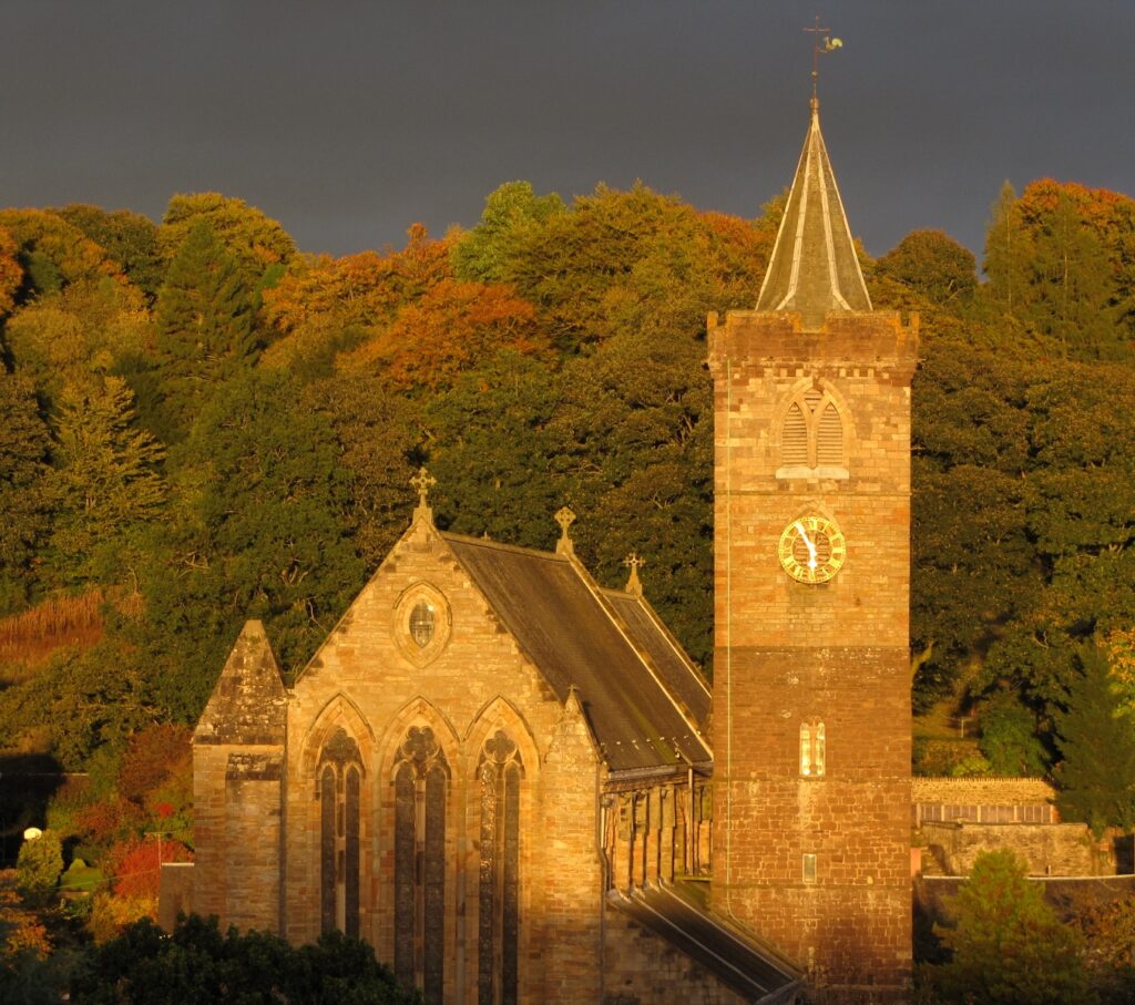 Dunblane Cathedral - Autumn Sun and Showers
