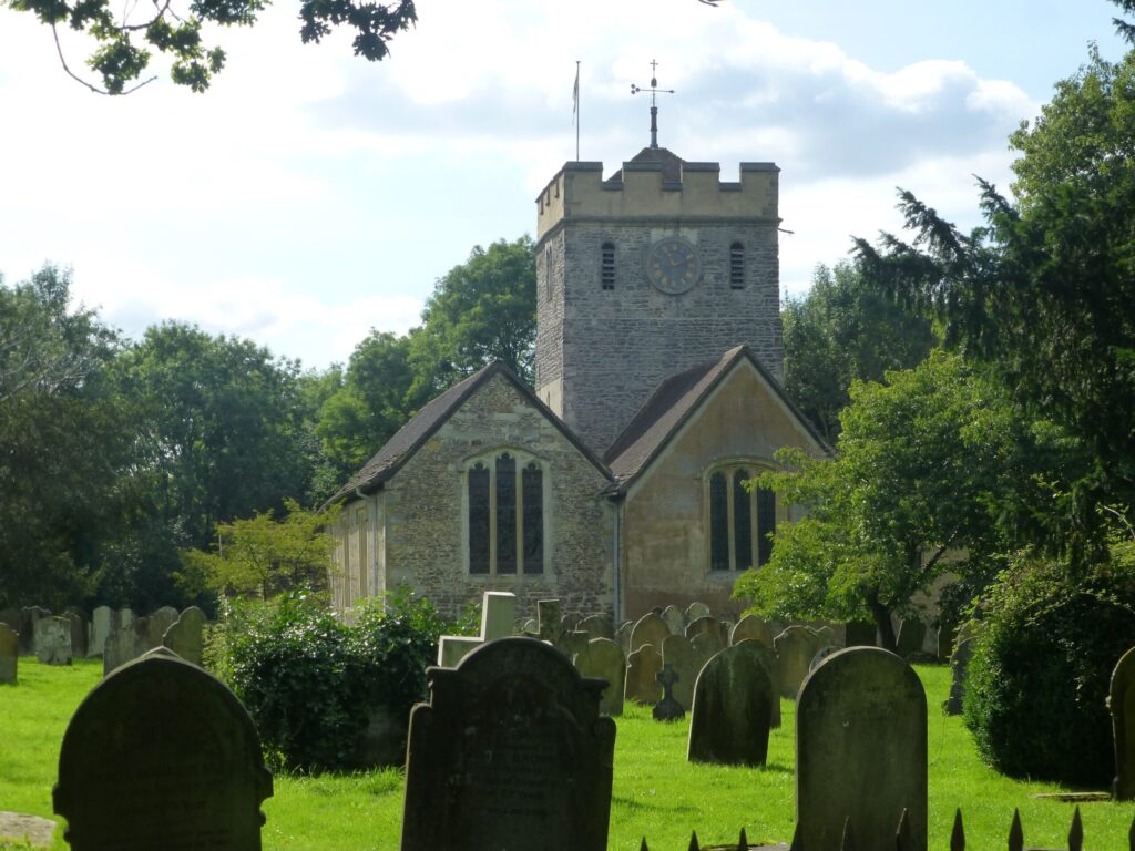 Ring of 6 at St Nicholas, Charlwood, Surrey, High summer 2017