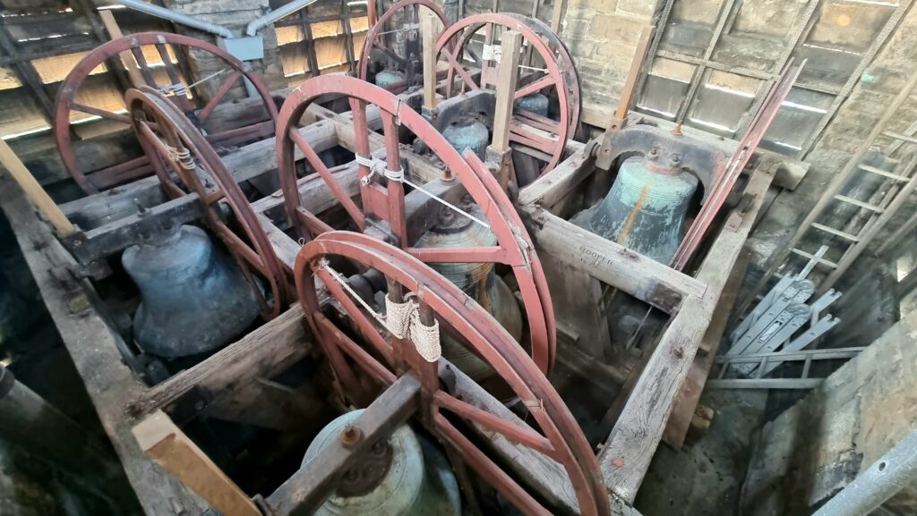 Ring of 8 bells at St Chad's Rochdale