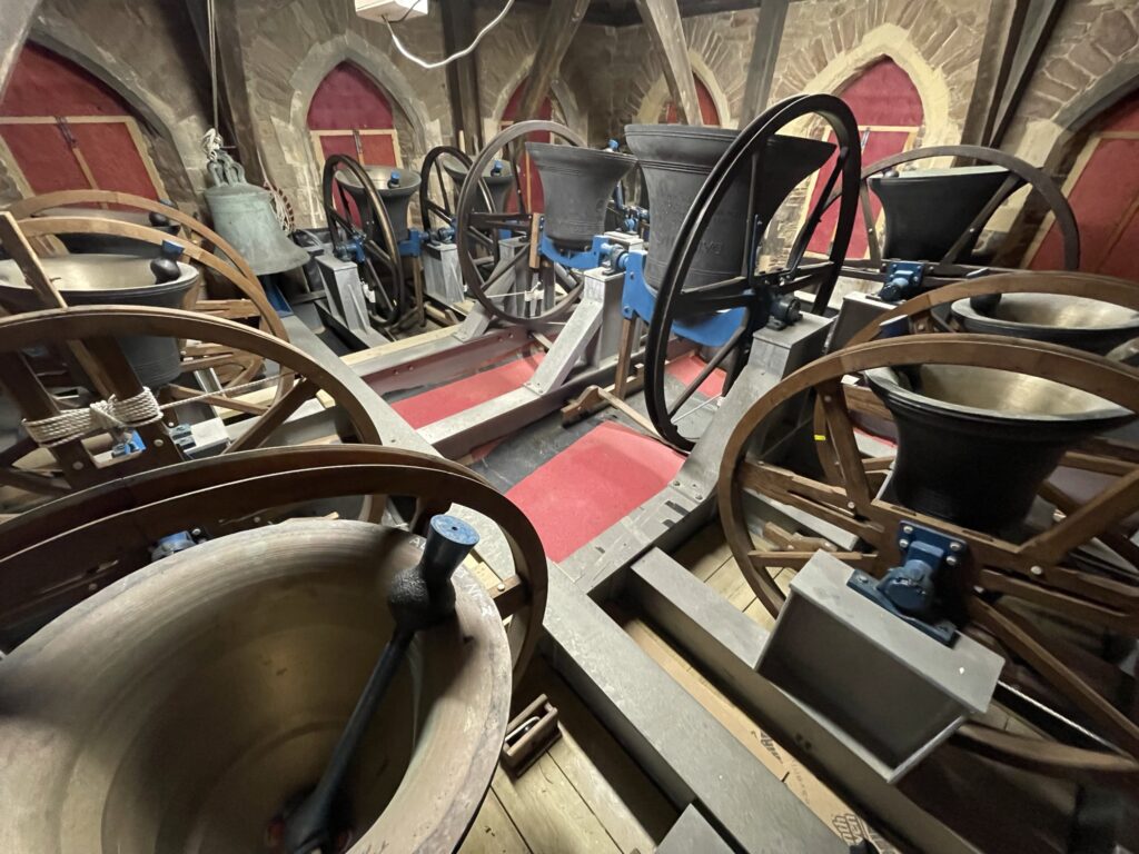 The 12 bells of St Anne, Alderney.