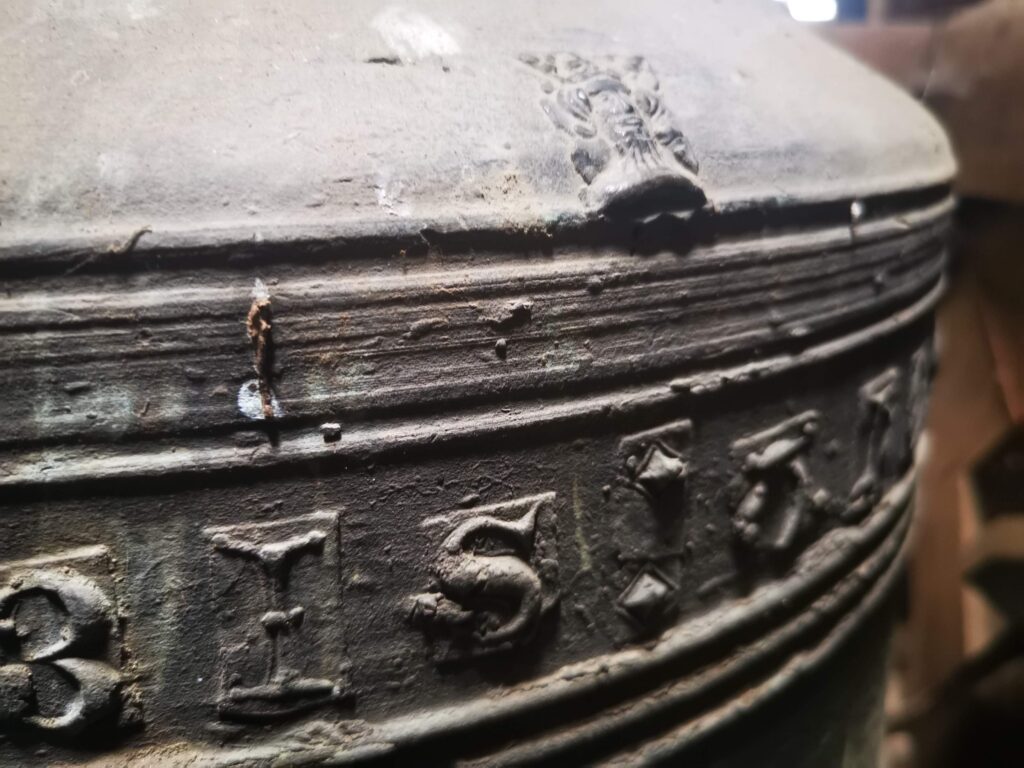 Ampton bells up close