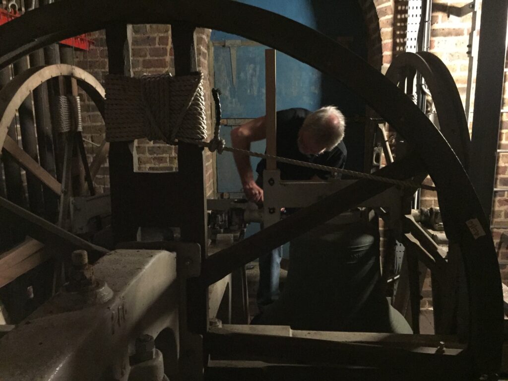 Ring of eight bells at St Mary's caterham.