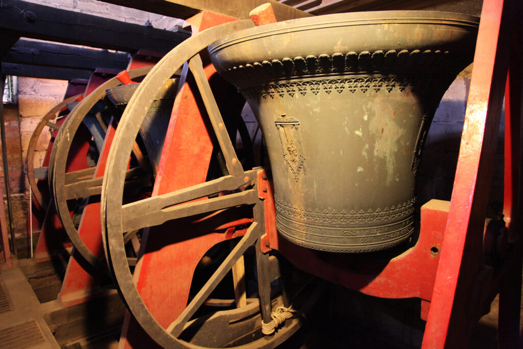Bells up and ready to ring