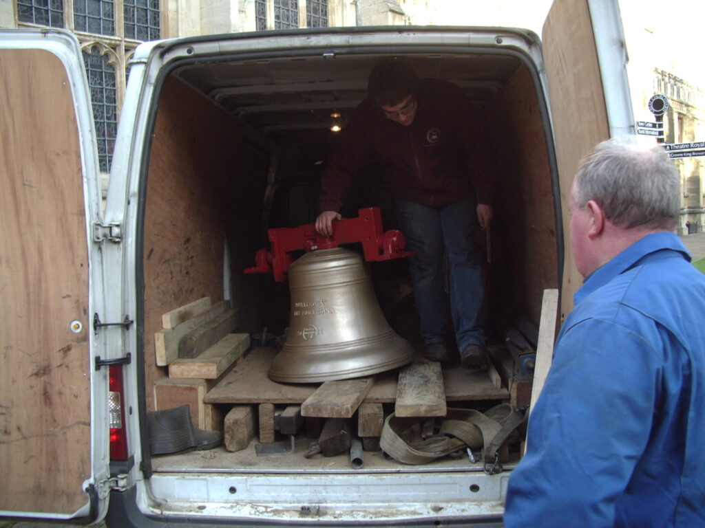 No tools stored in this van overnight, just bells!