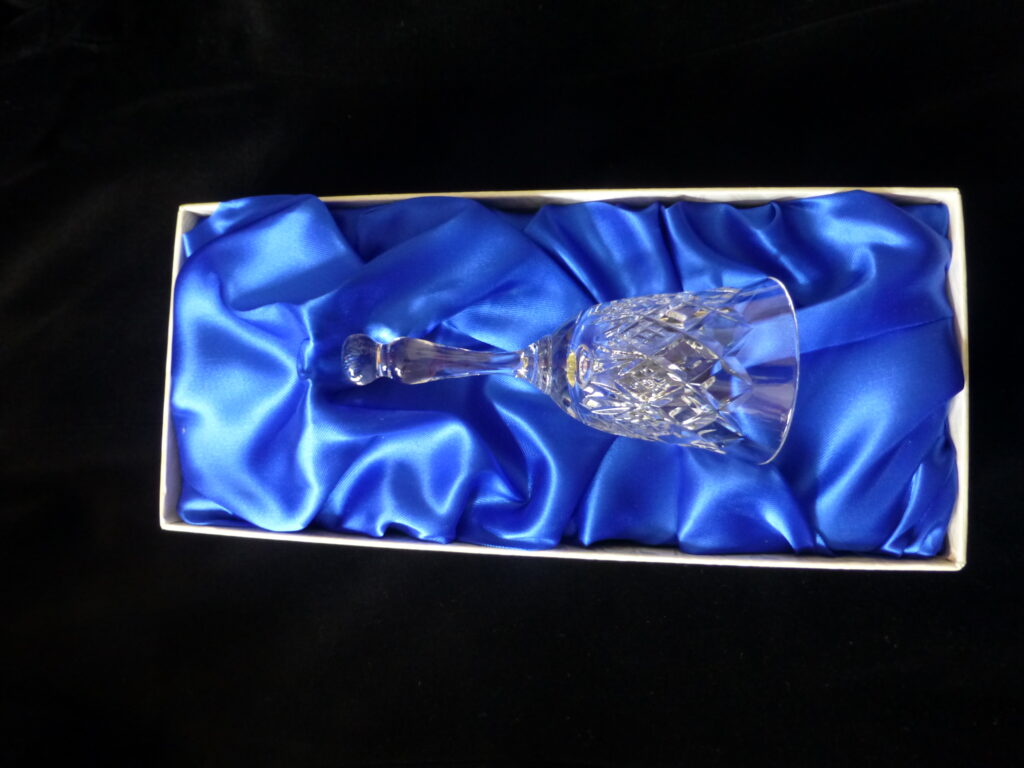 Cut crystal bell