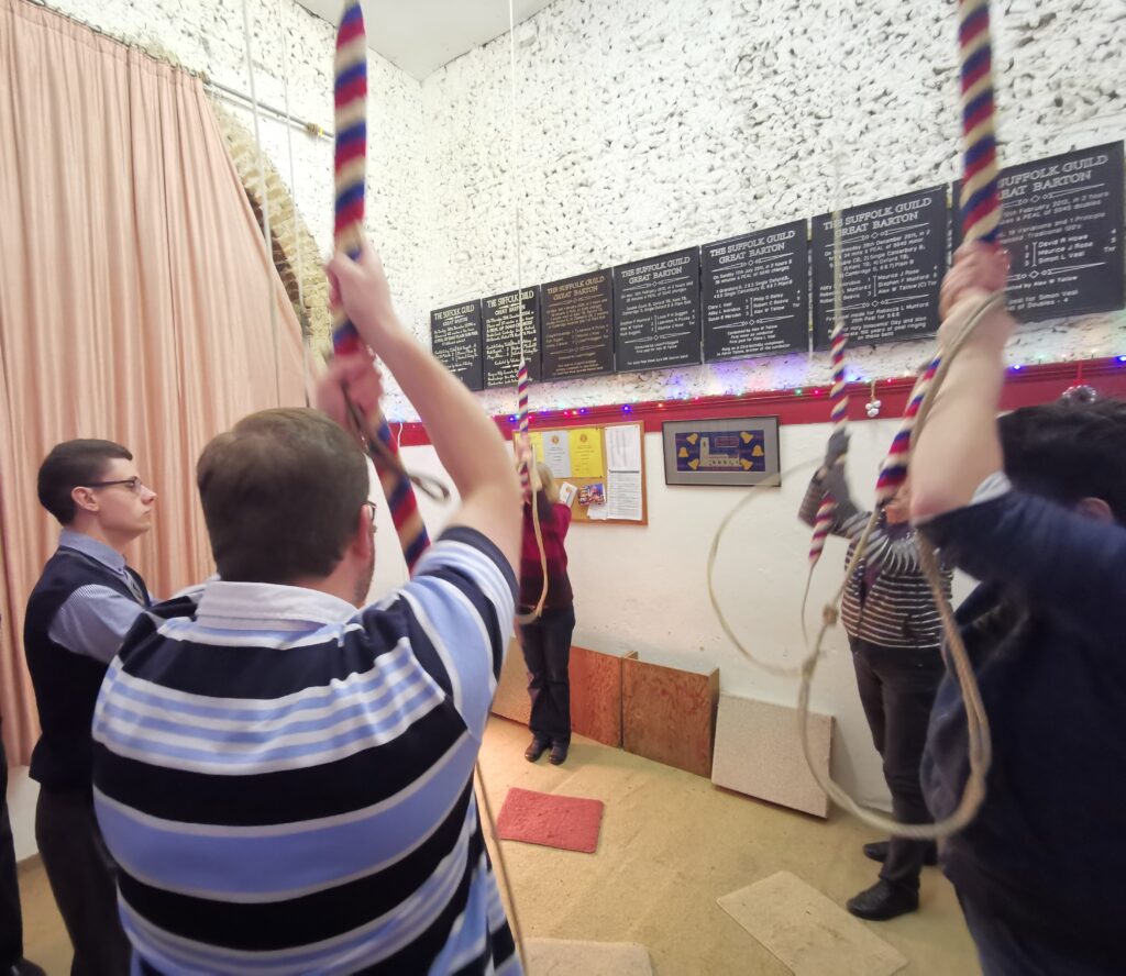 Ringing at Gt Barton, Suffolk