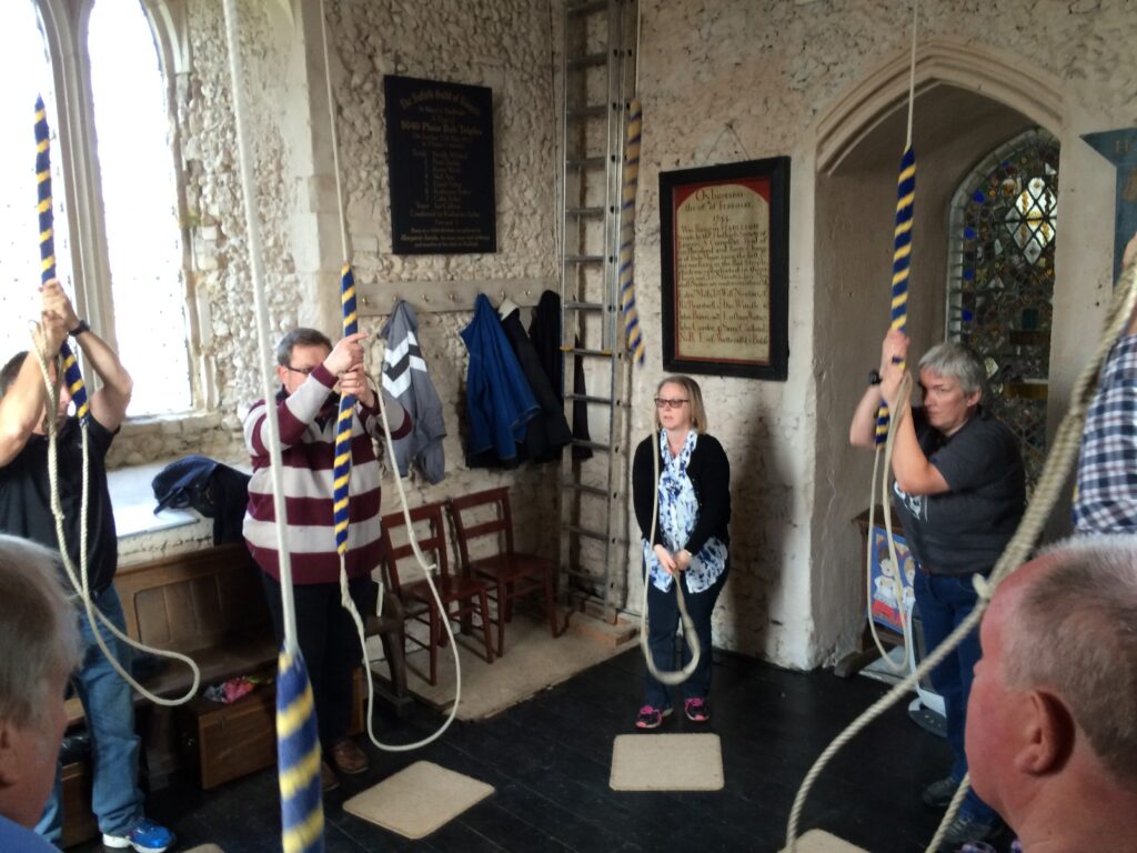 Ringing at Hadleigh, Suffolk