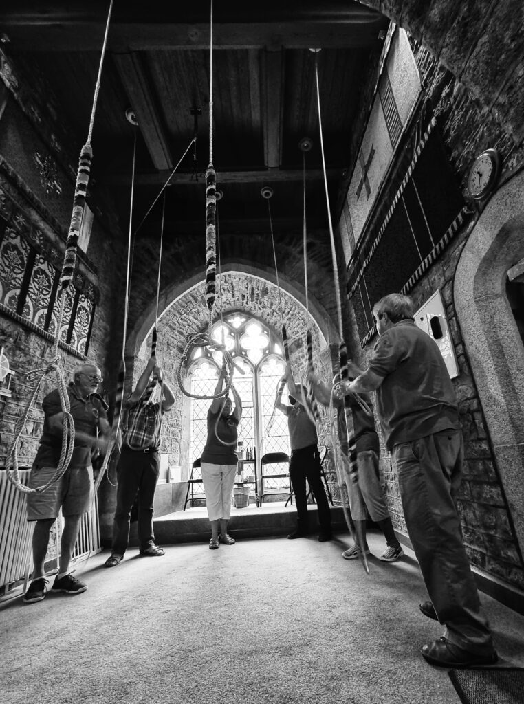 St Mary's Kingskerswell. The new ringing chamber