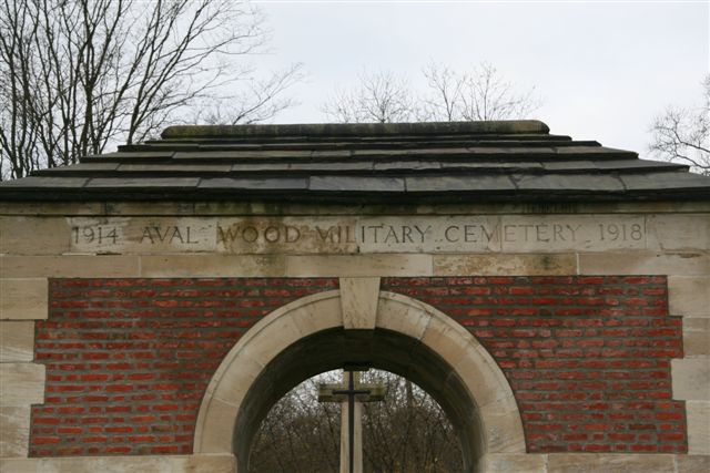 Name inscription on entrance