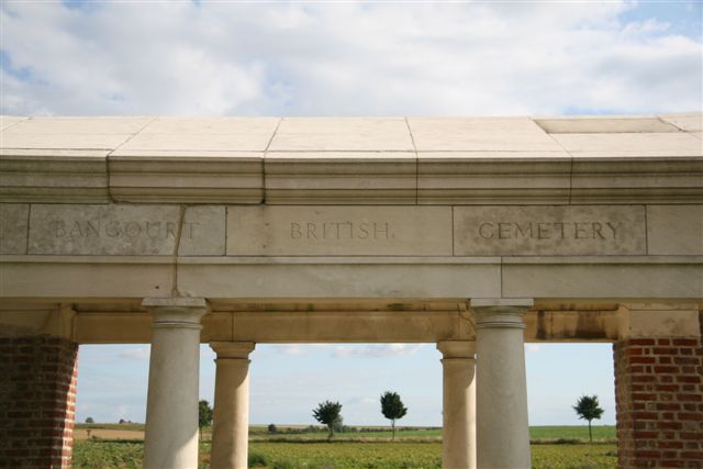 Name inscription on right hand entrance shelter