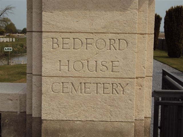 Name inscribed on left gatepost