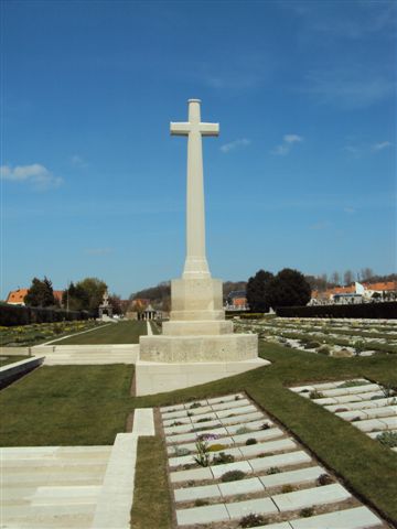 Cross of Sacrifice from rear