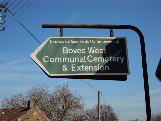 Sign in Boves Village