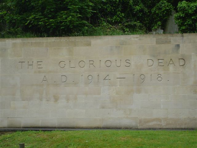 Left side wall inscription