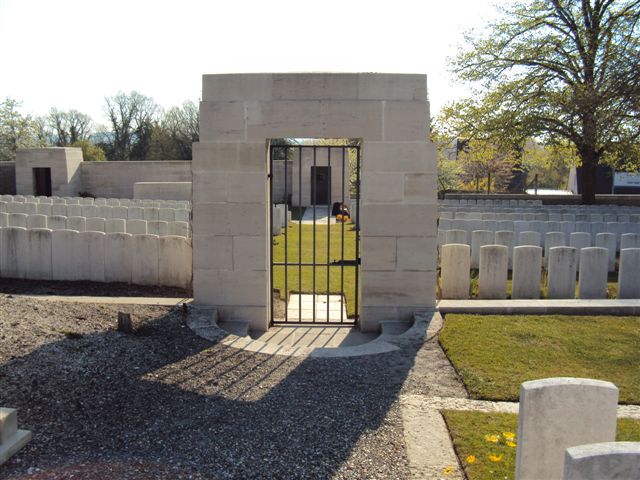 Entrance from Communal Cemetery