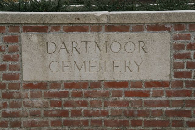 Name panel on wall by entrance