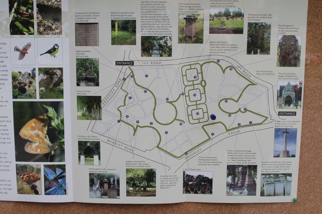 Plan of Cemetery (also of Lewisham Cemetery)
