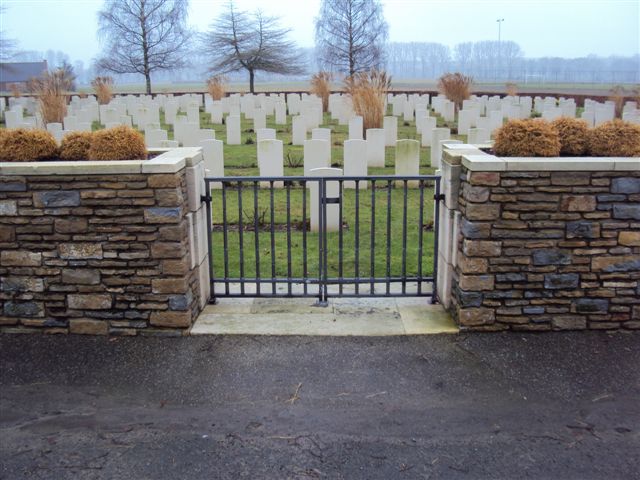 Dickebusch New Military Cemetery Extension Entrance
