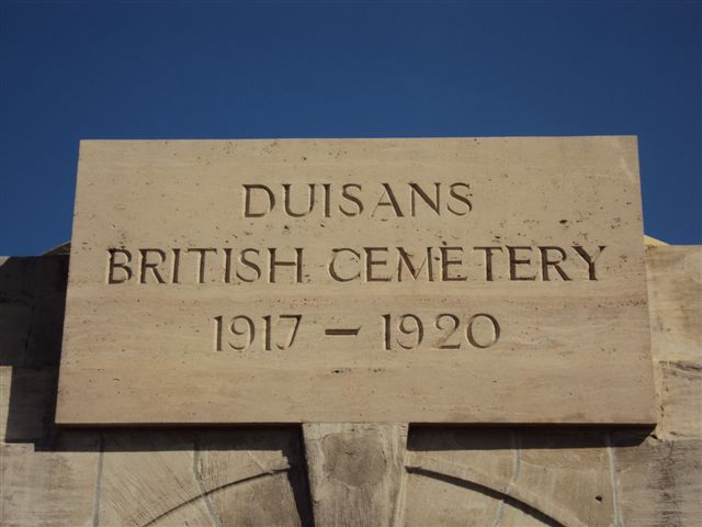 Name and dates inscribed over entrance