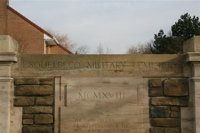 Name inscription alongside entrance