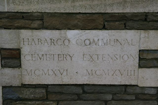 Name inscription at Entrance