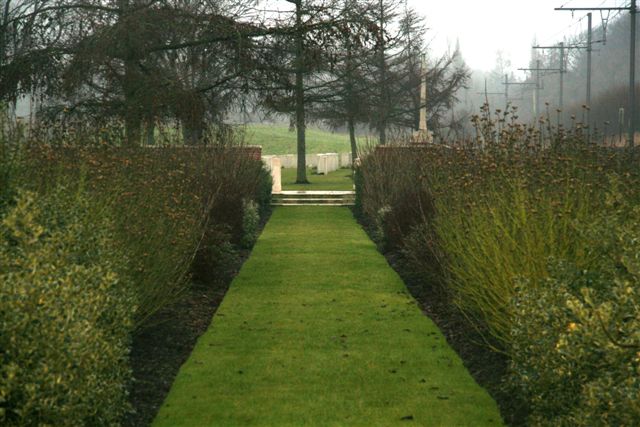 View of pathway towards Cemetery
