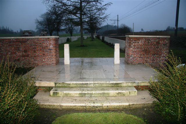 Entrance from pathway to Cemetery