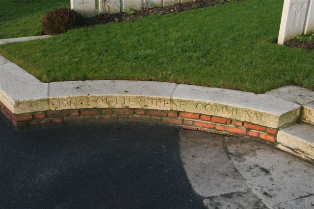 Name inscription to left of entrance