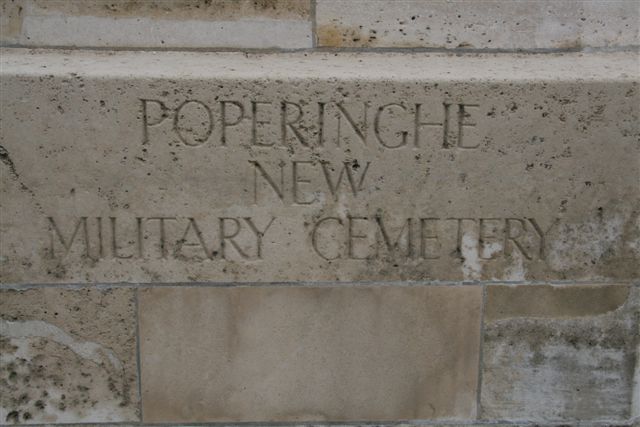 Name inscription on base of Cross of Sacrifice