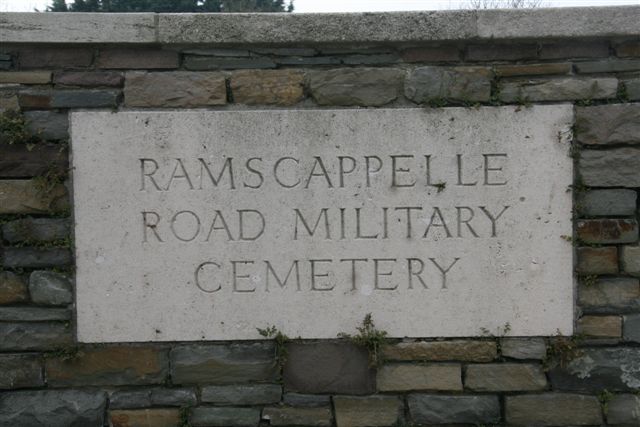 Name inscription on wall to left of Entrance