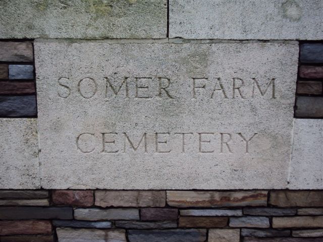 Name inscription on left entrance post