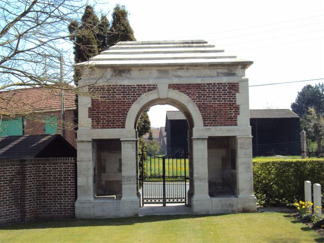 Entrance viewed from within Cemetery