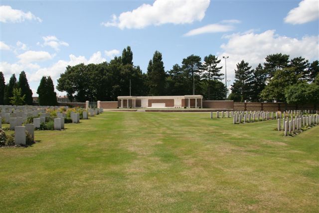 Grass between Cemetery Extension (L) and Cemetery (R)