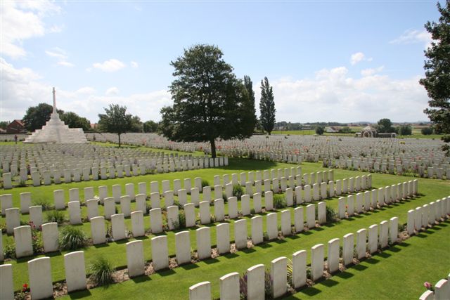 General view showing Cross of Sacrifice